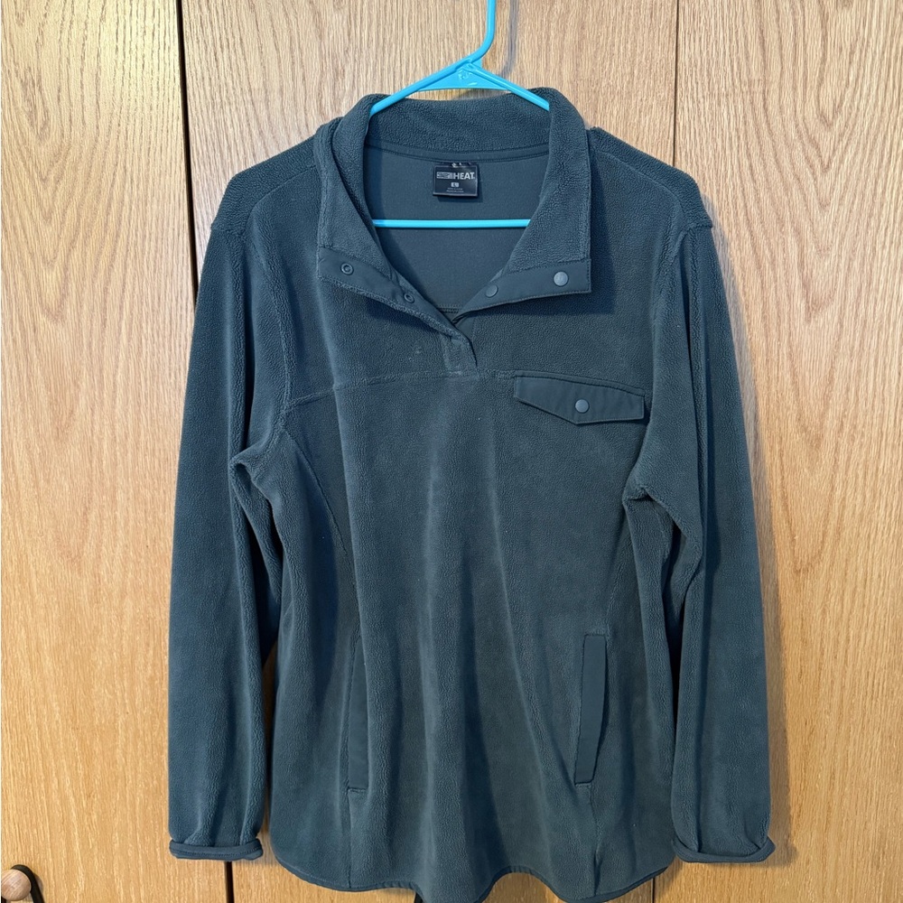 Women’s Green Fleece Pullover